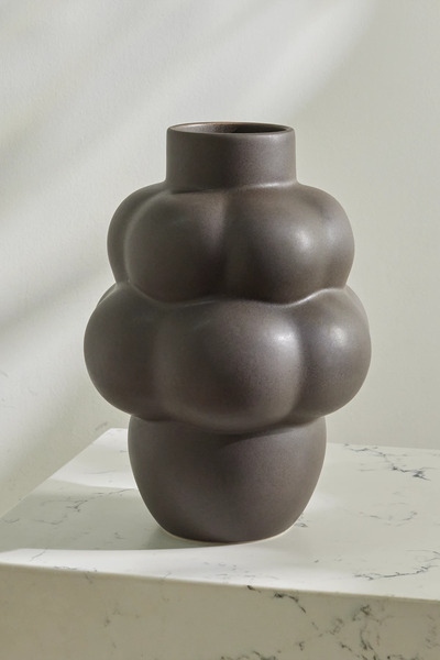  Louise Roe Louise Roe - 04 Balloon Ceramic Vase - Brown 