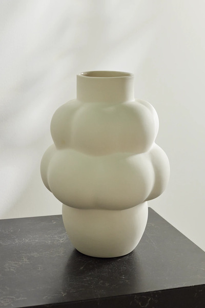  Louise Roe Louise Roe - Balloon 04 Ceramic Vase - White 
