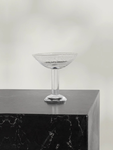  Louise Roe Louise Roe - Bubble Glass Champagne Coupe - Clear 