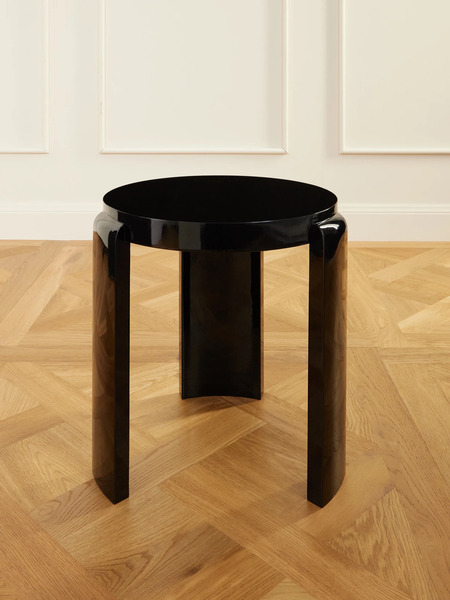  Louise Roe Louise Roe - Spina Beechwood Stool - Black 