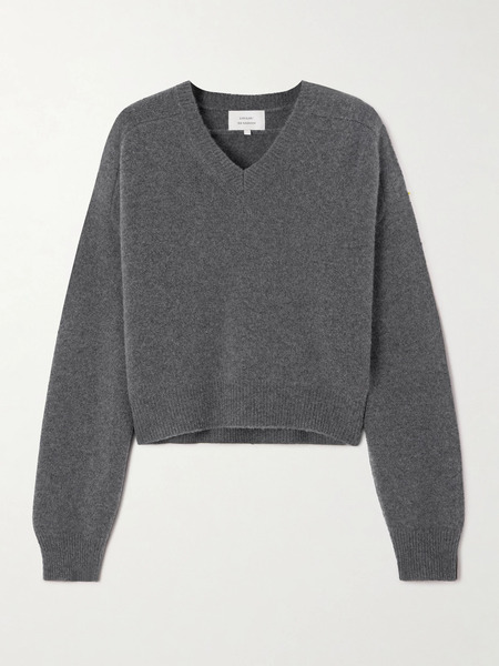  Loulou De Saison Loulou De Saison - Anzor Cashmere Sweater - Gray 