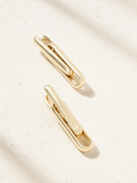  Lucy Delius Lucy Delius - Stirrup 14-karat Gold Earrings - One Size 