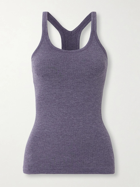 Lululemon Lululemon - Ebb To Street Ribbed Jersey Tank - Purple 