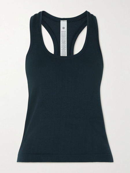  Lululemon Lululemon - Swiftly Tech 2.0 Cropped Stretch-jersey Tank - Navy 