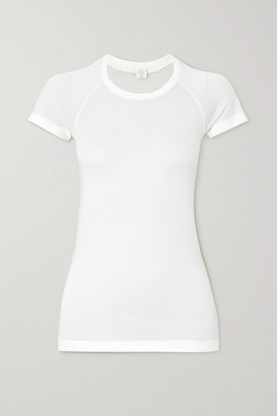  Lululemon Lululemon - Swiftly Tech 2.0 Striped Stretch T-shirt - White 