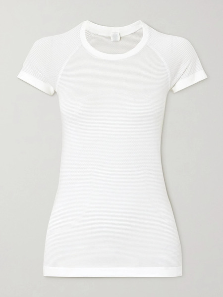  Lululemon Lululemon - Swiftly Tech 2.0 Striped Stretch T-shirt - White 