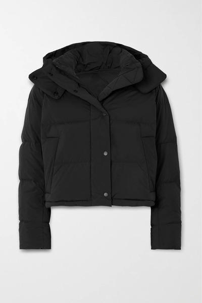  Lululemon Lululemon - Wunder Puff Hooded Quilted Recycled-softmatte™ Down Jacket - Black 