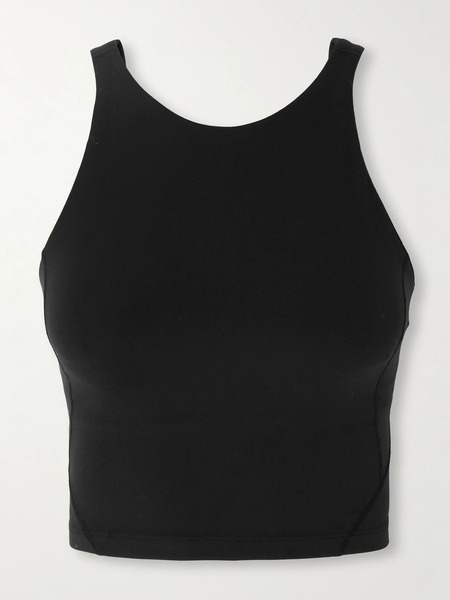  Lululemon Lululemon - Yoga Align™ C/d Cropped Nulu™ Tank - Black 