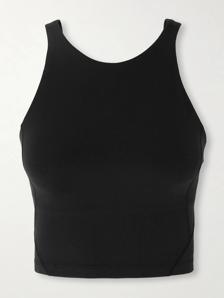 Lululemon Lululemon - Yoga Align™ C/d Cropped Nulu™ Tank - Black 