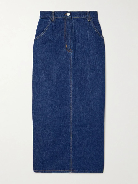  Magda Butrym Magda Butrym - Denim Midi Skirt - Blue 
