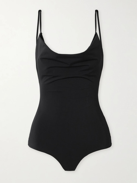  Magda Butrym Magda Butrym - Draped Swimsuit - Black 