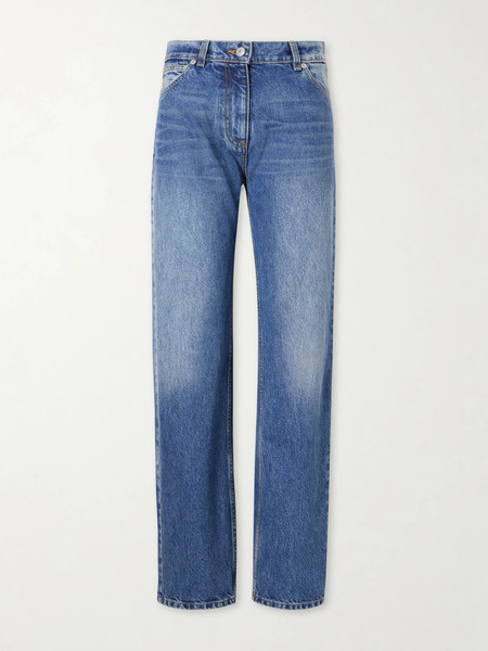  Magda Butrym Magda Butrym - High-rise Straight-leg Boyfriend Jeans - Mid Denim 