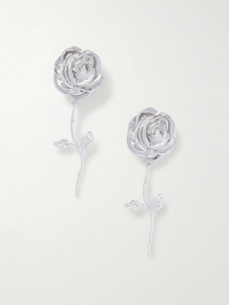  Magda Butrym Magda Butrym - Rhodium-plated Earrings - Silver 