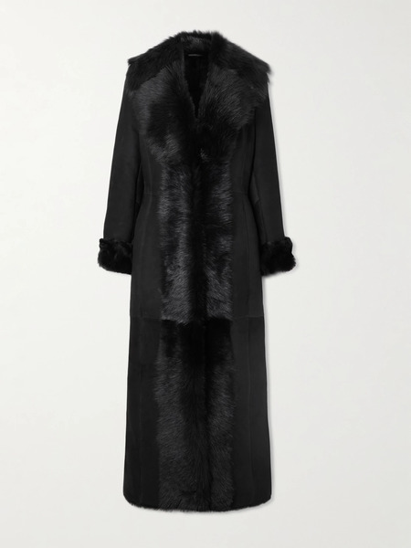  Magda Butrym Magda Butrym - Shearling Coat - Black 
