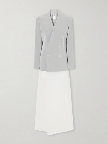  Maison Margiela Maison Margiela - Georgette Midi Dress - Off-white 