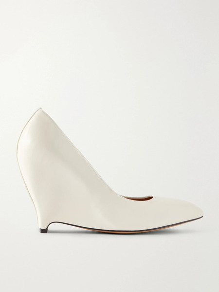  Maison Margiela Maison Margiela - Heel-less Leather Pumps - White 