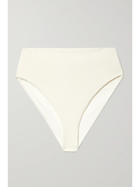  Mara Hoffman Mara Hoffman - + Net Sustain Imina Recycled Stretch-jacquard Bikini Briefs - Off-white 