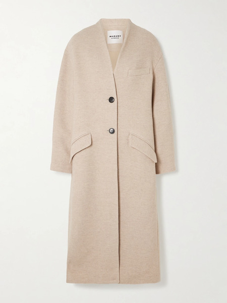  Marant étoile Marant étoile - Eris Wool-blend Coat - Beige 