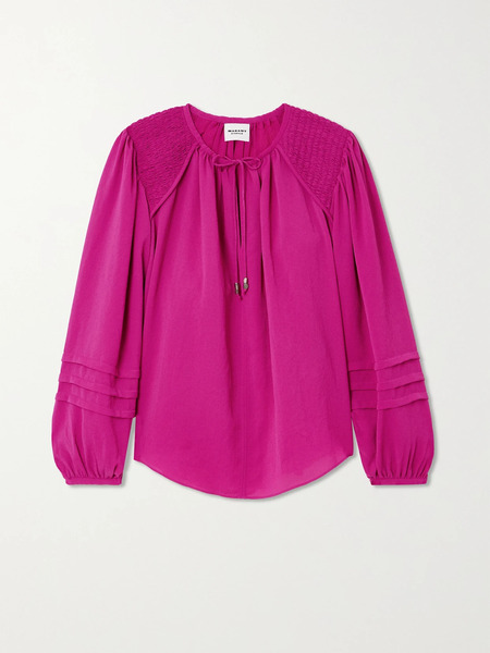  Marant étoile Marant étoile - Lamaya Crepe Blouse - Pink 