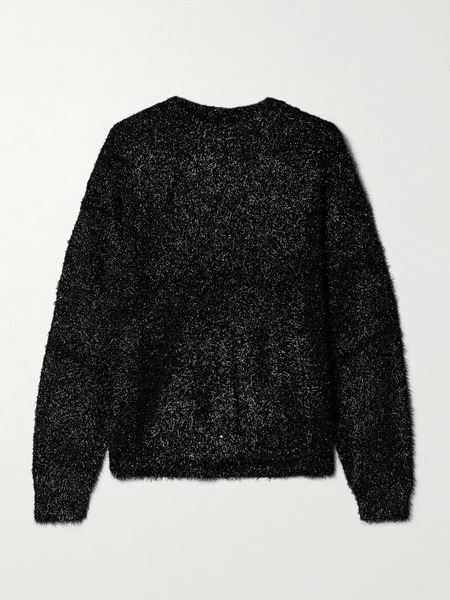  Marant étoile Marant étoile - Sayers Metallic Tinsel Sweater - Black 