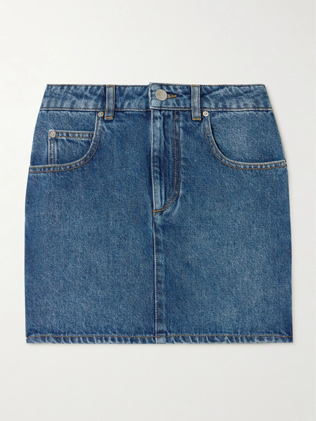  Marant étoile Marant étoile - Stessy Denim Cargo Mini Skirt - Mid Denim 