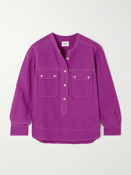  Marant étoile Marant étoile - Tecoyo Silk Shirt - Purple 