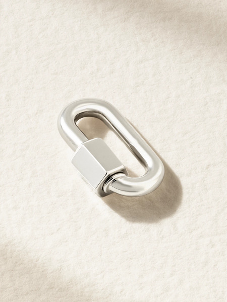  Marla Aaron Marla Aaron - Chubby Babylock 14-karat White Gold Pendant - One Size 