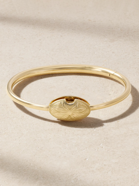  Marla Aaron Marla Aaron - Oval Musgrave 18-karat Gold Bracelet - One Size 