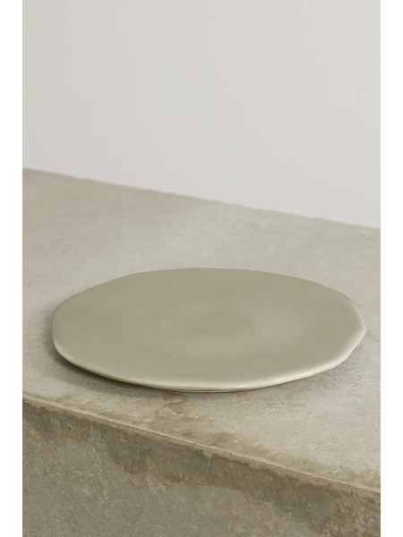  Marloe Marloe Marloe Marloe - + Net Sustain Glazed Ceramic Display Plate - Gray 