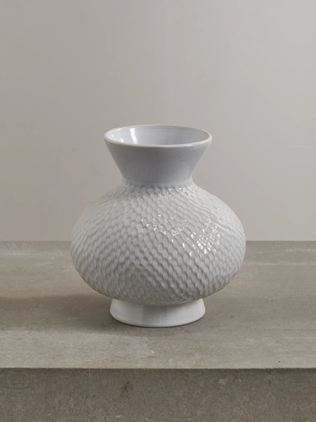  Marloe Marloe Marloe Marloe - + Net Sustain Sloane Glazed Ceramic Vase - Lilac 