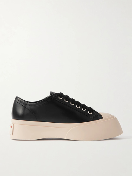  Marni Marni - Pablo Leather Platform Sneakers - Black 