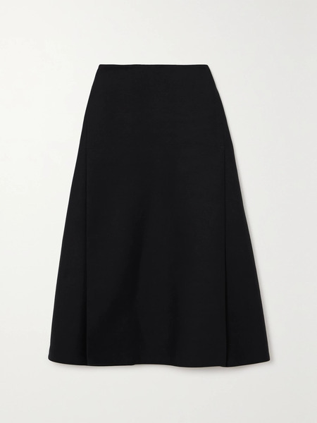  Marni Marni - Pleated Cotton Midi Skirt - Black 