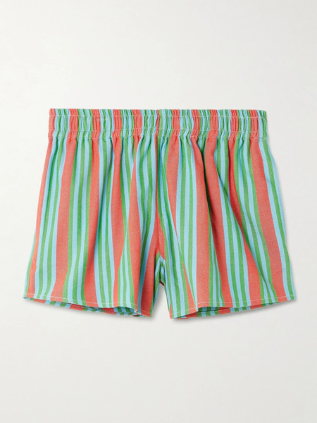  Marrakshi Life Marrakshi Life - Striped Cotton Shorts - Multi 