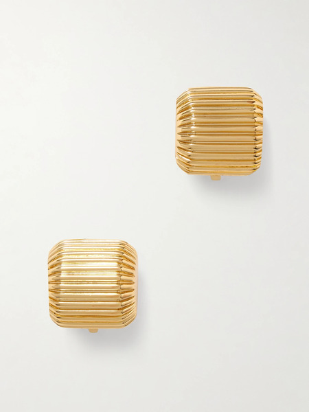  Martha Calvo Martha Calvo - Elle Gold-plated Clip Earrings - One Size 