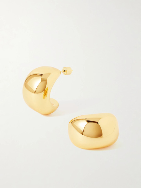  Martha Calvo Martha Calvo - Jordyn Gold-plated Hoop Earrings - One Size 