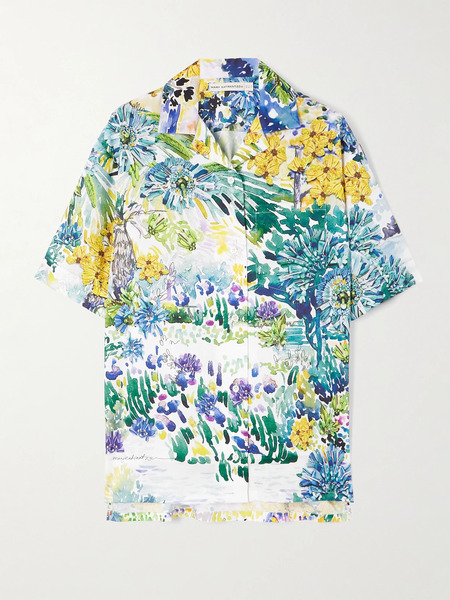  Mary Katrantzou Mary Katrantzou - Vero Printed Twill Shirt - Blue 