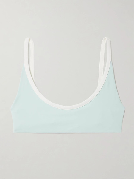  Marysia Marysia - Calcutta Two-tone Bikini Top - Light Blue 
