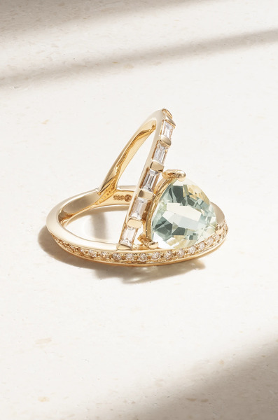  Mateo Mateo - 14-karat Gold, Amethyst And Diamond Ring - 5 
