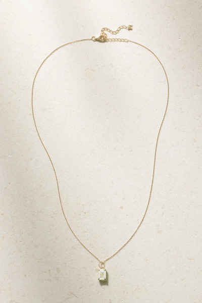  Mateo Mateo - 14-karat Gold Amethyst Necklace - One Size 