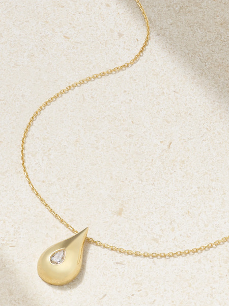  Mateo Mateo - 14-karat Gold Diamond Necklace - One Size 