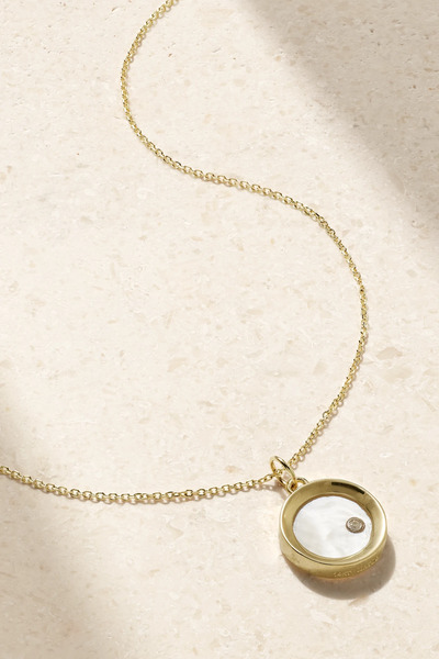  Mateo Mateo - 14-karat Gold, Pearl And Diamond Necklace - White 