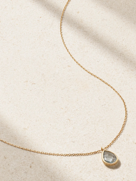  Mateo Mateo - 14-karat Gold Topaz Necklace - One Size 