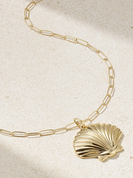  Mateo Mateo - Large Venus 14-karat Gold Necklace - One Size 