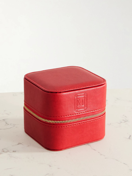  Mateo Mateo - Vegan Leather Jewelry Case - Red 