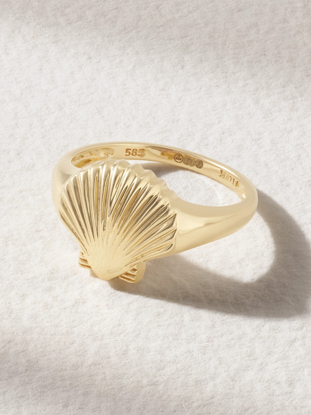  Mateo Mateo - Venus 14-karat Gold Signet Ring - 5 