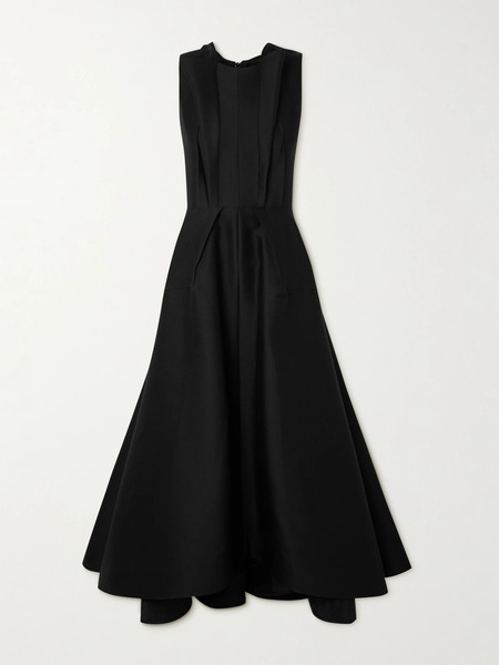  Maticevski Maticevski - Invigorate Pleated Wool And Silk-blend Dress - Black 