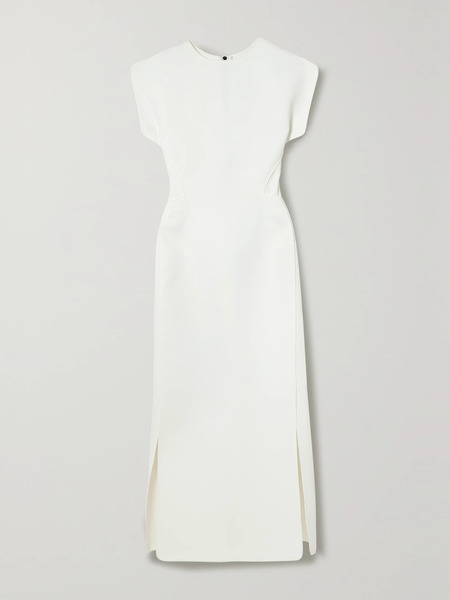  Maticevski Maticevski - Zephyr Paneled Crepe Maxi Dress - White 