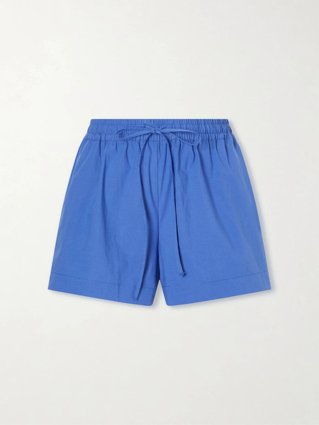  Matteau Matteau - Organic Cotton-poplin Shorts - Blue 