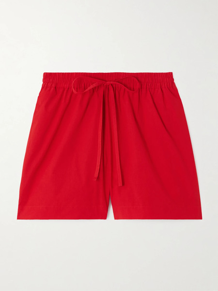  Matteau Matteau - Organic Cotton-poplin Shorts - Red 