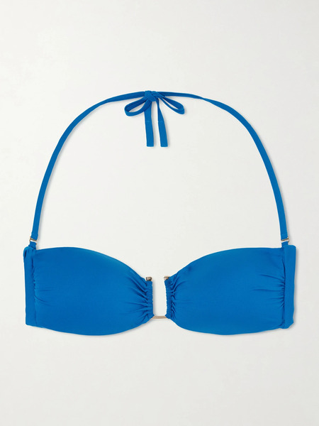  Max Mara Max Mara - Beachwear Amelia Bandeau Bikini Top - Turquoise 